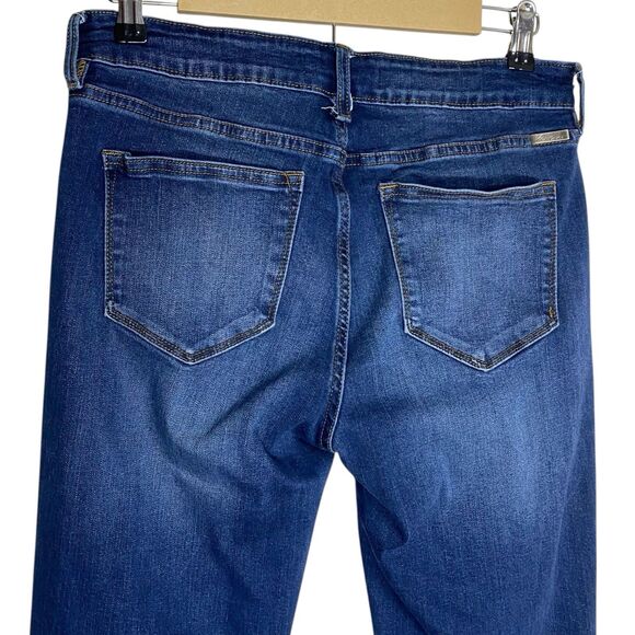 KanCan Jeans Womens 31 Bootcut High Rise Blue Stretch Denim Dark Wash Western - Picture 9 of 11